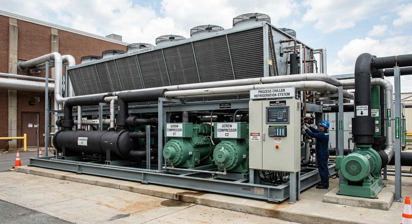 PROCESS CHILLER REFRIGERATION SYSTEM