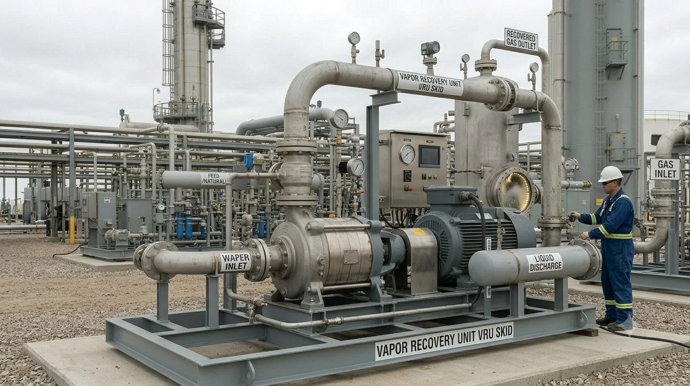 VAPOR RECOVERY UNIT VRU SKID