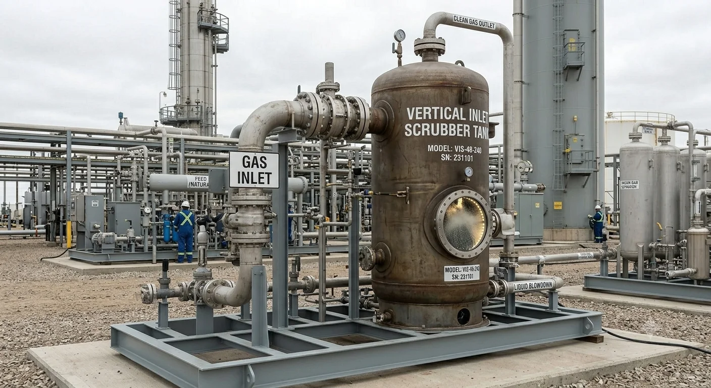 VERTICAL INLET SCRUBBER TANK